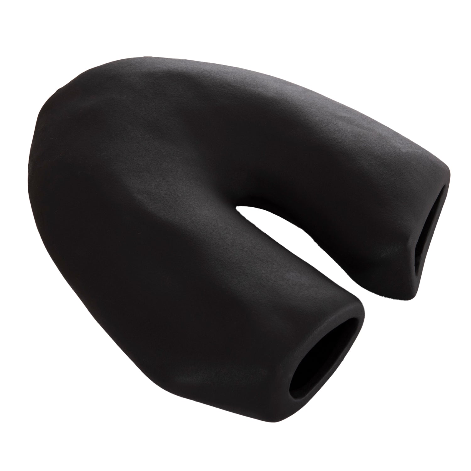 CERAMIC TABLE DECOR ARKEN HM4618.02 BLACK MATTE 29x8x37Hcm.