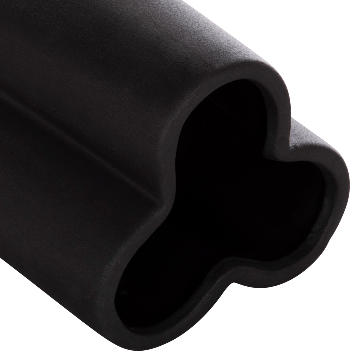 CERAMIC TABLE DECOR GLAZE HM4613.02 MATTE BLACK Φ16x22Hcm.