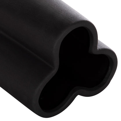 CERAMIC TABLE DECOR GLAZE HM4613.02 MATTE BLACK Φ16x22Hcm.