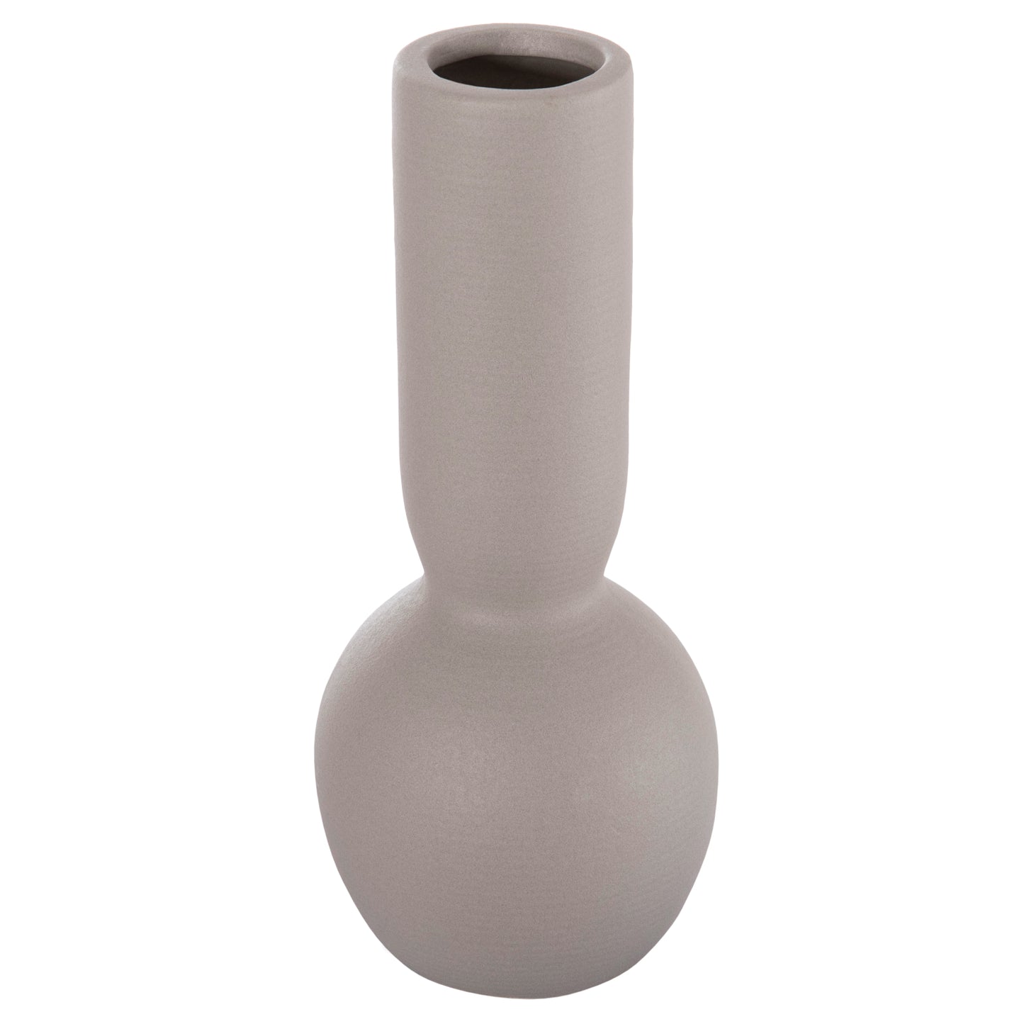 CERAMIC TABLE DECOR GALAD HM4616.02 MATTE GREY Φ11x26Hcm.