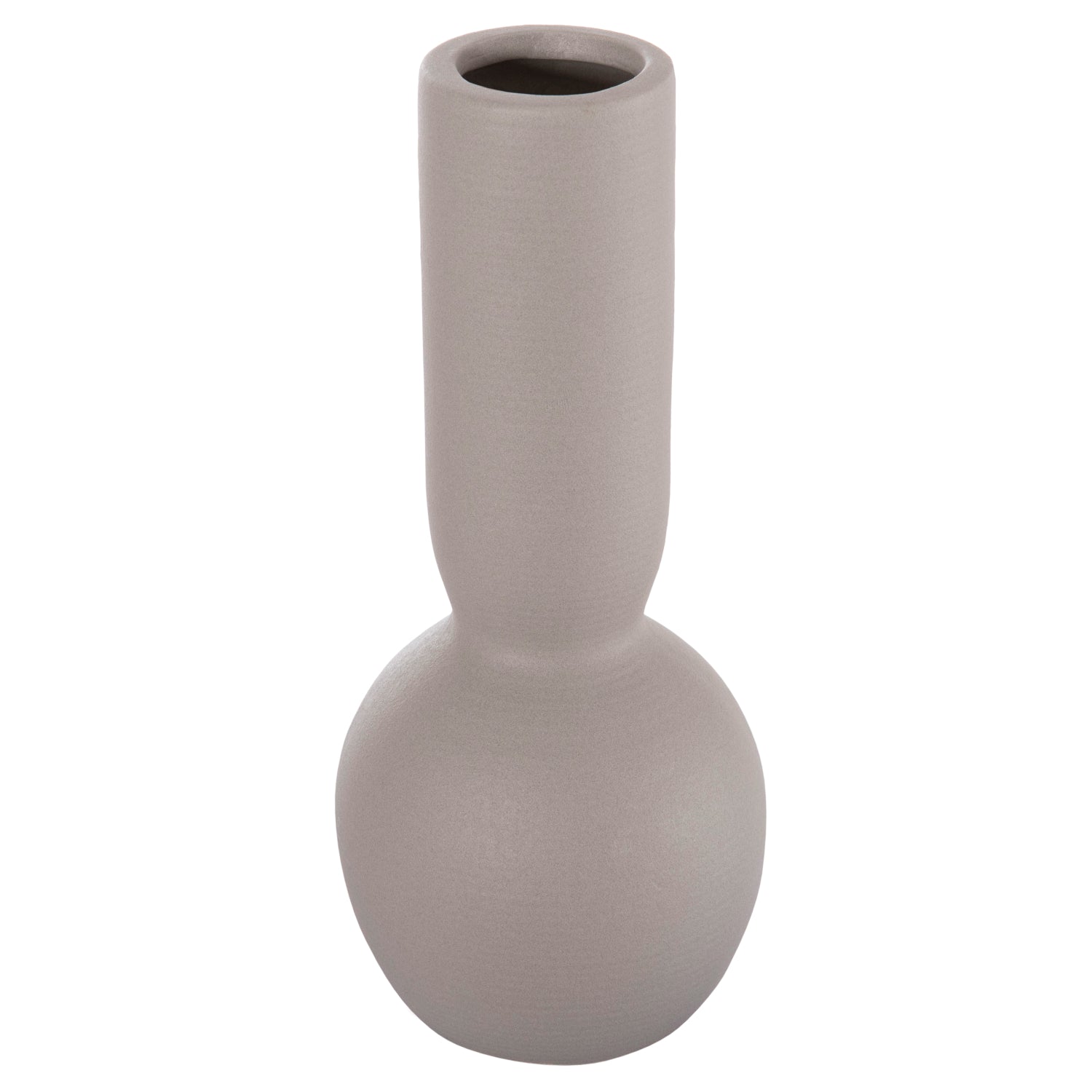 CERAMIC TABLE DECOR GALAD HM4616.02 MATTE GREY Φ11x26Hcm.