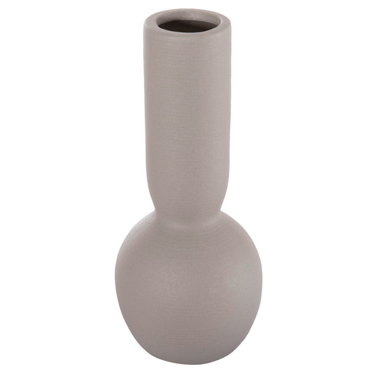 CERAMIC TABLE DECOR GALAD HM4616.02 MATTE GREY Φ11x26Hcm.