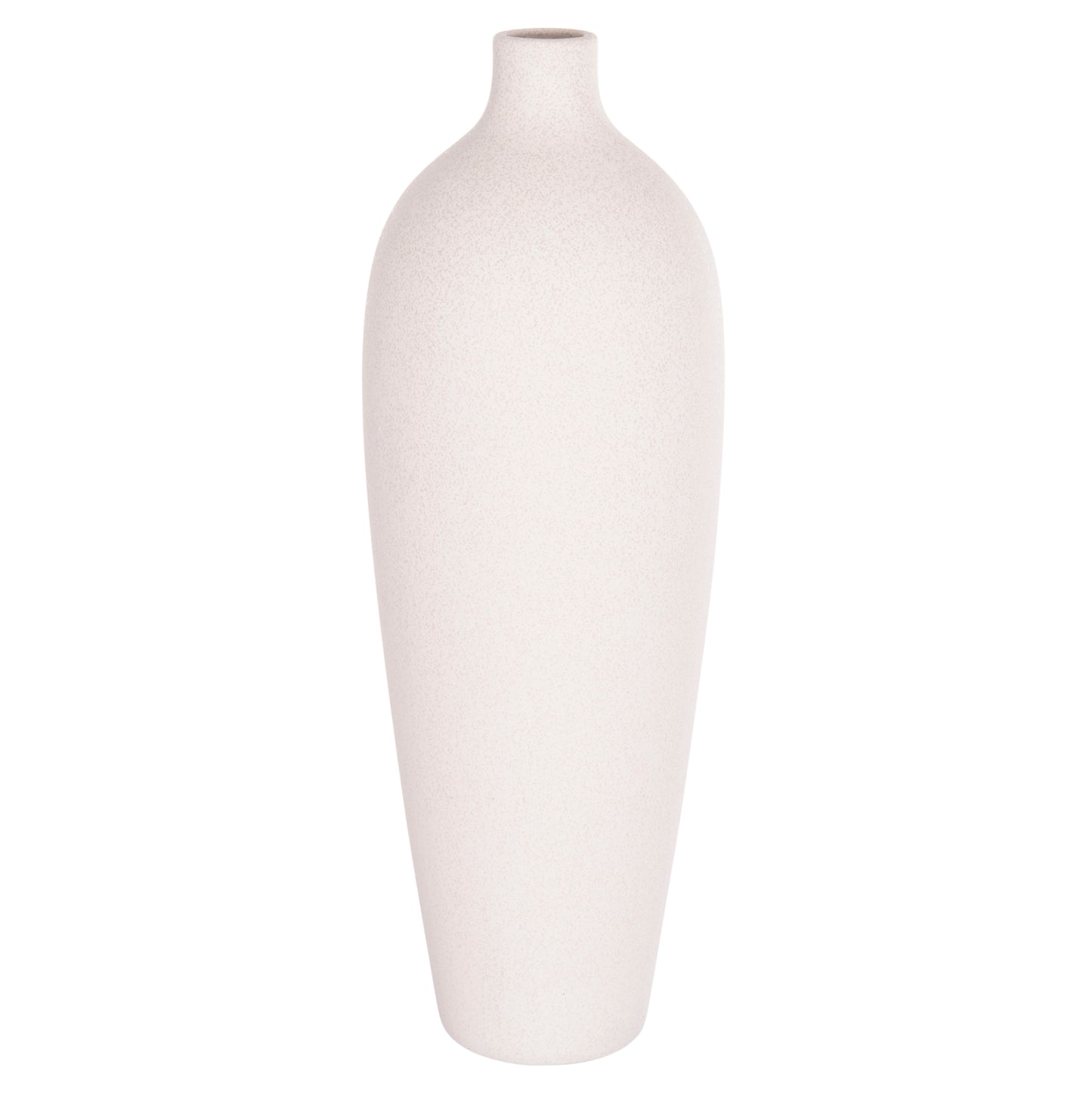 CERAMIC TABLE DECOR GALAD HM4624.01 OFF WHITE WITH CRYSTALLISATION Φ24x70Hcm.