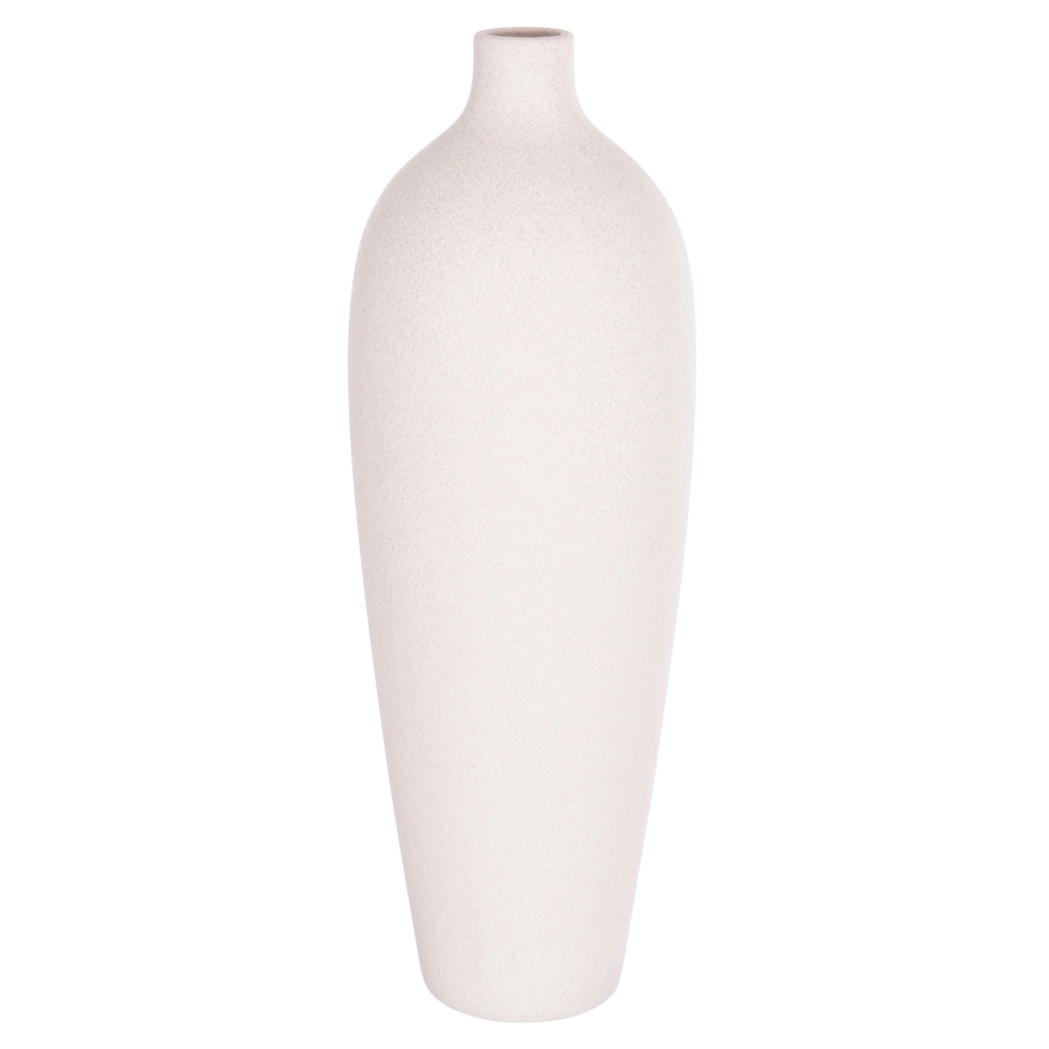 CERAMIC TABLE DECOR GALAD HM4624.01 OFF WHITE WITH CRYSTALLISATION Φ24x70Hcm.