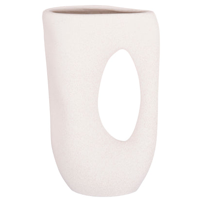 CERAMIC TABLE DECOR SEBOR HM4626.01 OFF WHITE WITH CRYSTALLISATION 21x8x35.5Hcm.
