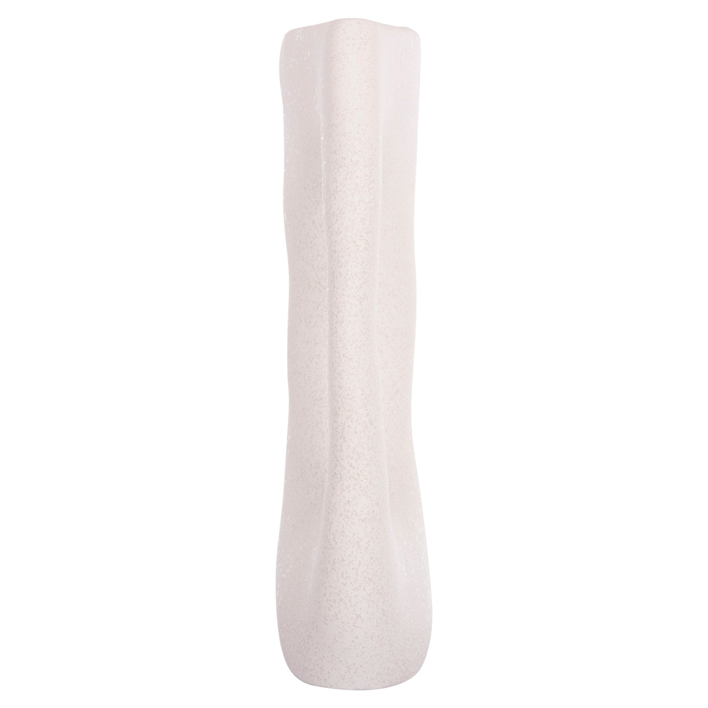 CERAMIC TABLE DECOR SEBOR HM4626.01 OFF WHITE WITH CRYSTALLISATION 21x8x35.5Hcm.