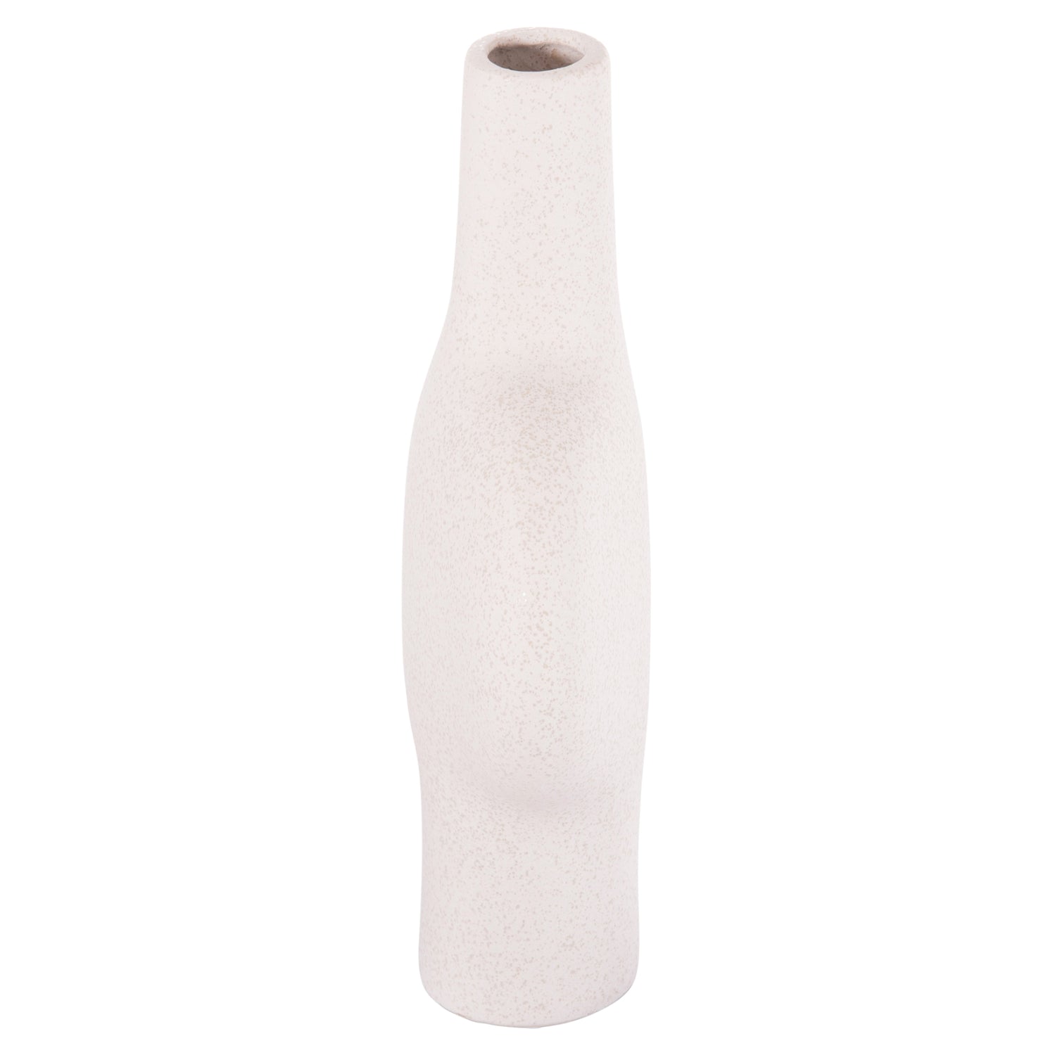 CERAMIC TABLE DECOR SERIES ARKEN HM4620.01 OFF WHITE WITH CRYSTALLISATION 19x7,5x33,5Hcm.