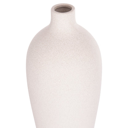 CERAMIC TABLE DECOR GALAD HM4624.01 OFF WHITE WITH CRYSTALLISATION Φ24x70Hcm.