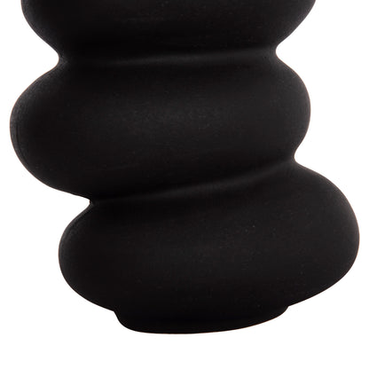 CERAMIC TABLE DECOR ROOK HM4628.02 MATTE BLACK Φ14x19Hcm.
