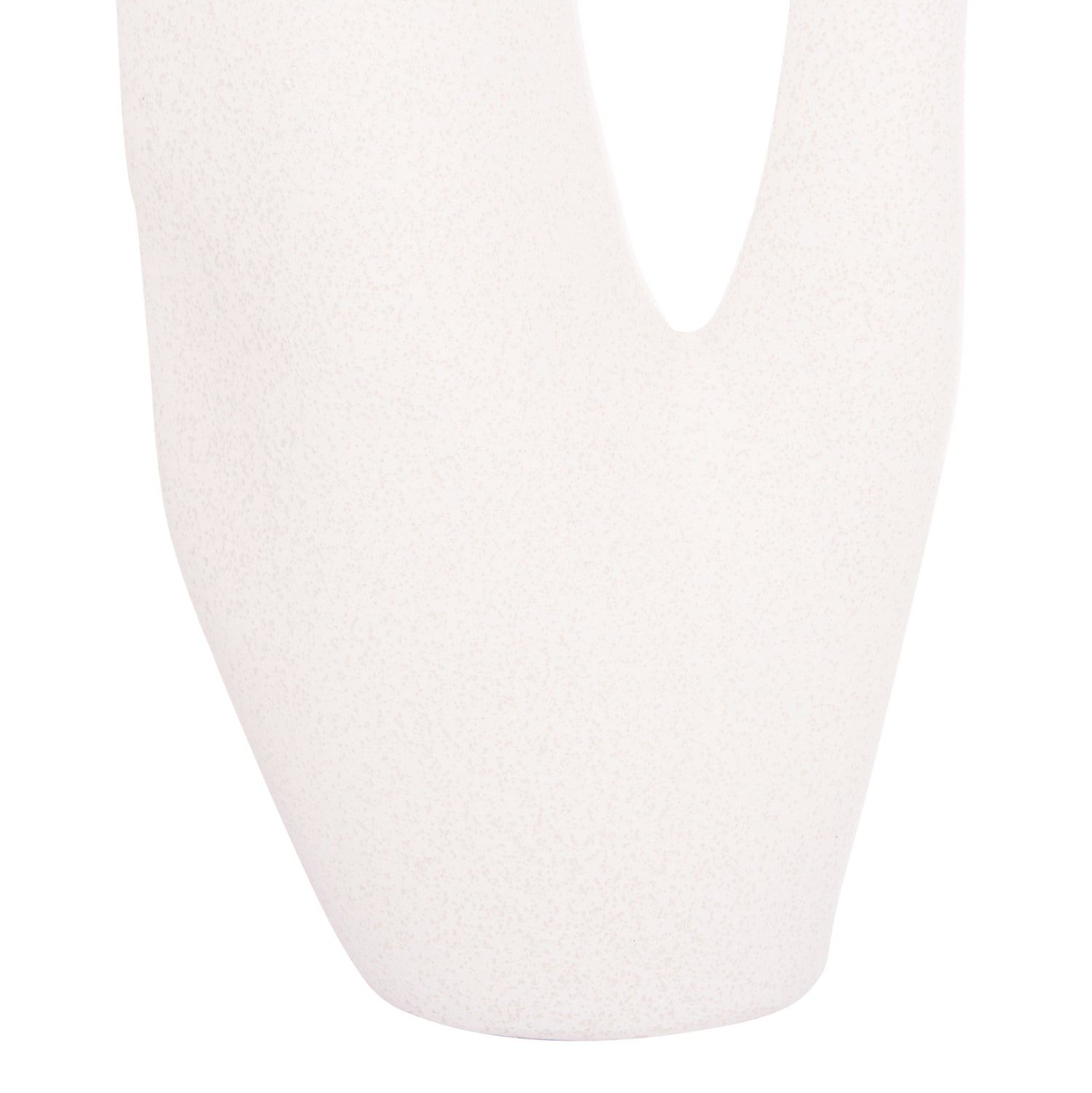 CERAMIC TABLE DECOR SERIES SEBOR HM4625 OFF WHITE WITH CRYSTALLISATION 20x9x46Hcm.