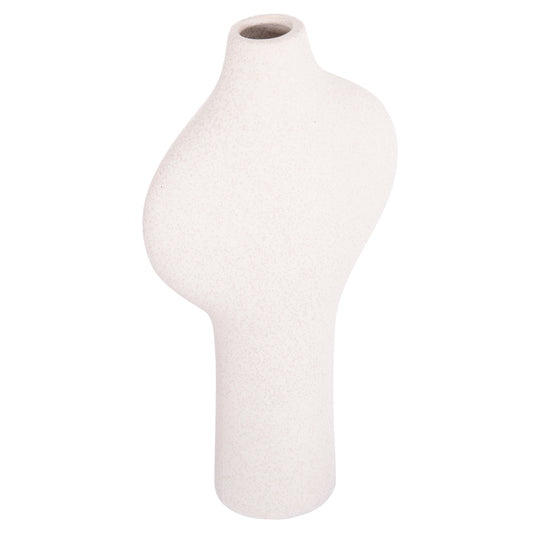 CERAMIC TABLE DECOR SERIES ARKEN HM4621.01 OFF WHITE WITH CRYSTALLISATION 18x8x32Hcm.