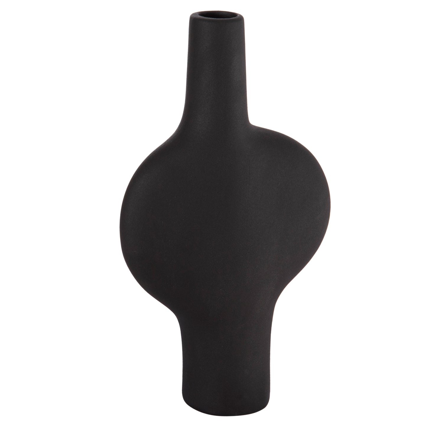 CERAMIC TABLE DECOR SERIES ARKEN HM4620.02 MATTE BLACK 19x7,5x33,5Hcm.