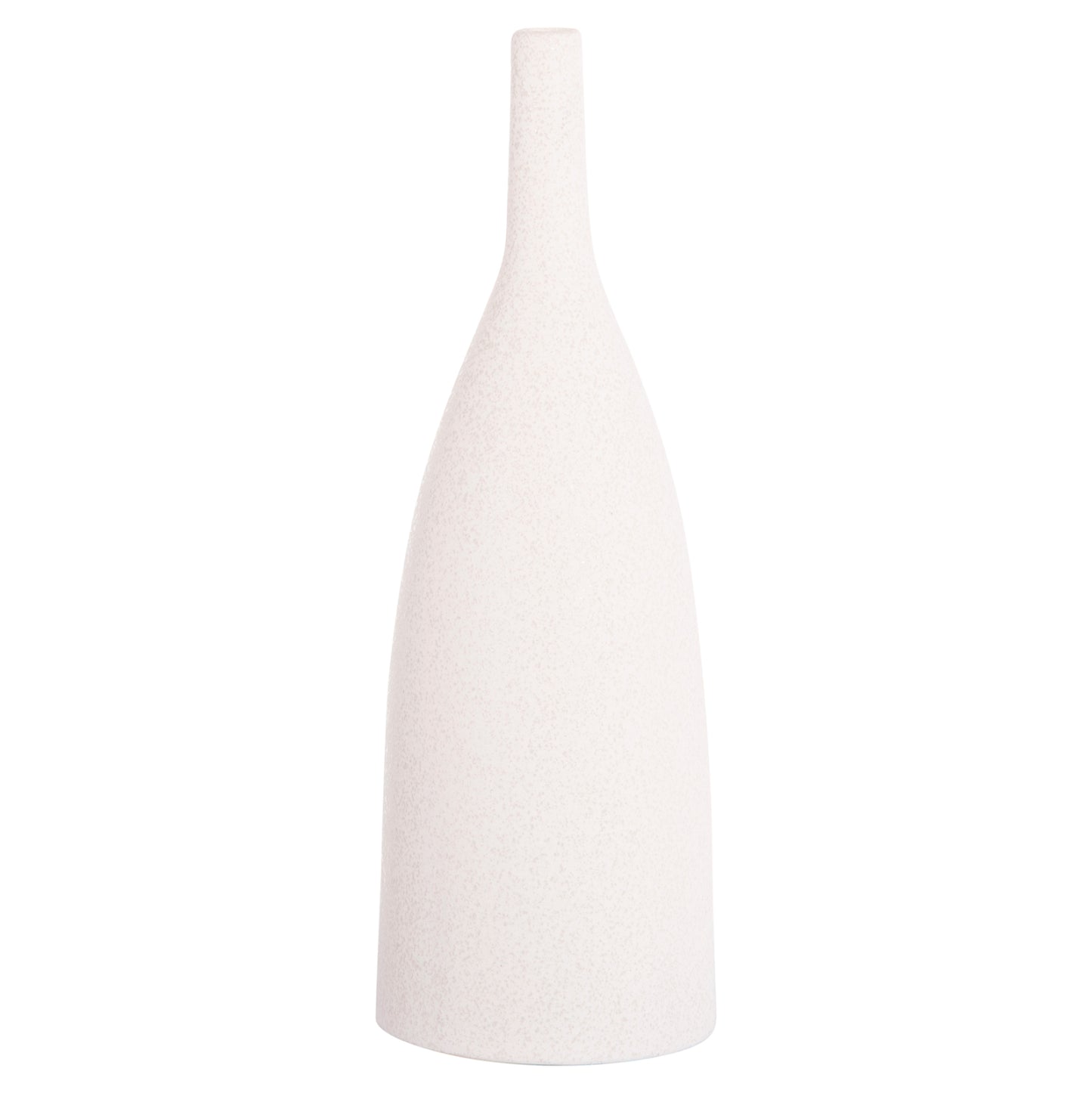 CERAMIC TABLE DECOR GALAD HM4634.01 OFF WHITE WITH CRYSTALLISATION Φ14x39H cm.