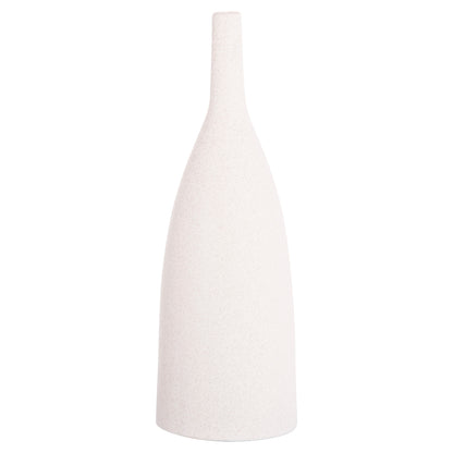 CERAMIC TABLE DECOR GALAD HM4634.01 OFF WHITE WITH CRYSTALLISATION Φ14x39H cm.