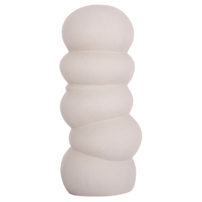 CERAMIC TABLE DECOR ROOK HM4630.03 MATTE GREY Φ12x30Hcm.