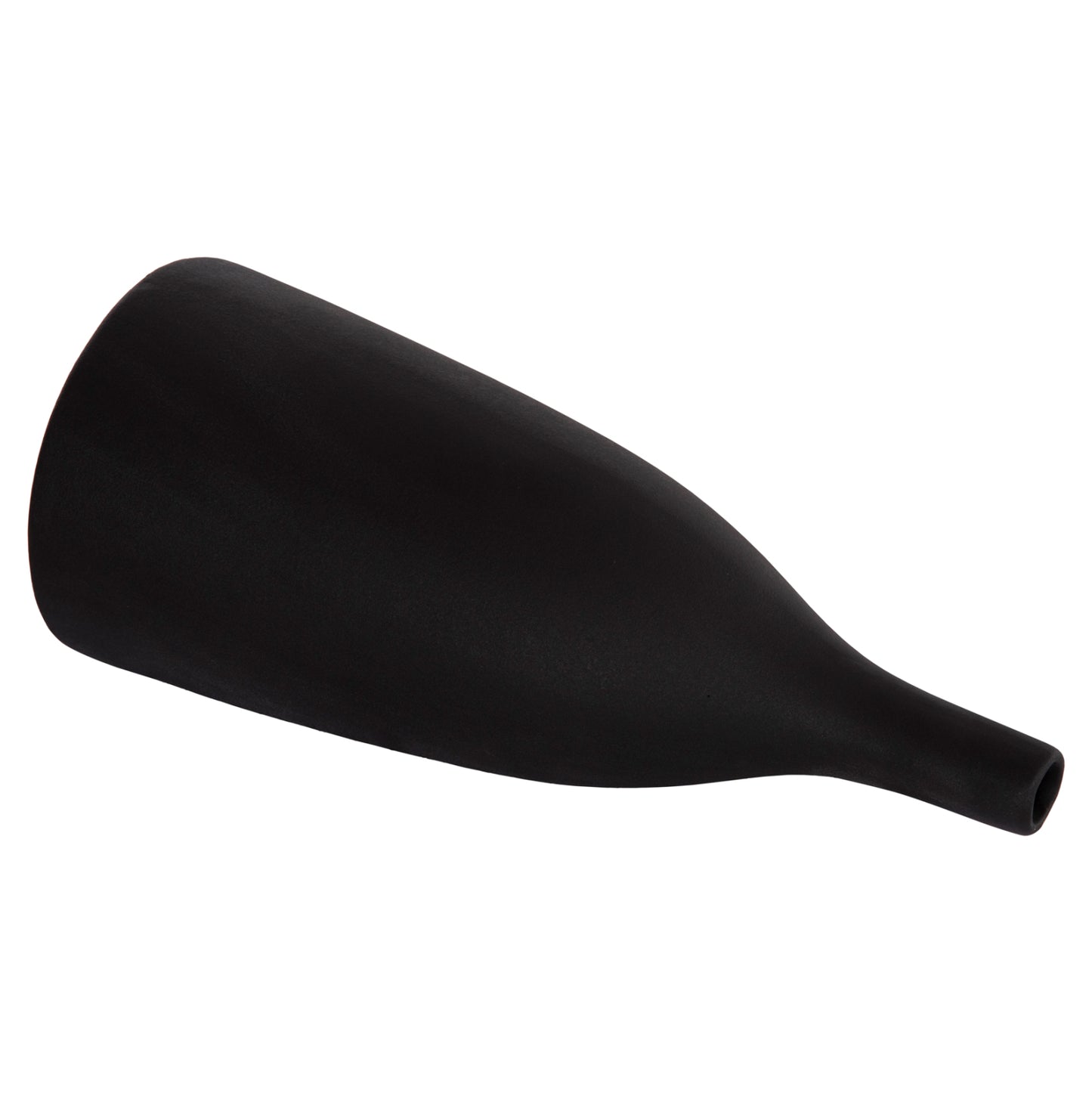 CERAMIC TABLE DECOR GALAD HM4635.02 BLACK MATTE Φ14x33.5Hcm.