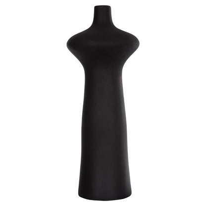 CERAMIC TABLE DECOR SCEPTER HM4636.02 MATTE BLACK Φ18x49Hcm.