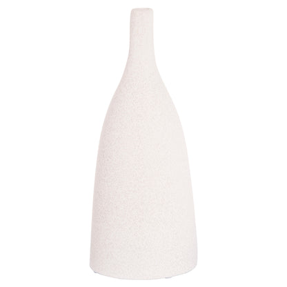 CERAMIC TABLE DECOR GALAD HM4635.01 OFF WHITE WITH CRYSTALLISATION Φ14x33,5H cm.