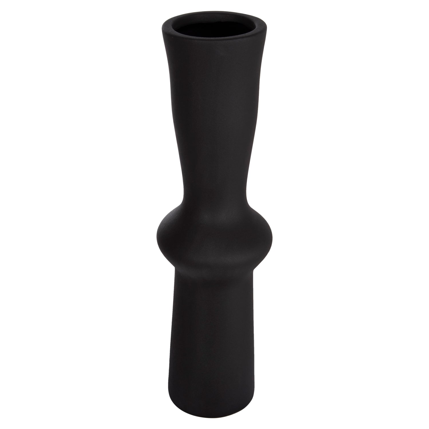 CERAMIC TABLE DECOR SCEPTER HM4637.02 MATTE BLACK Φ14x50Hcm.