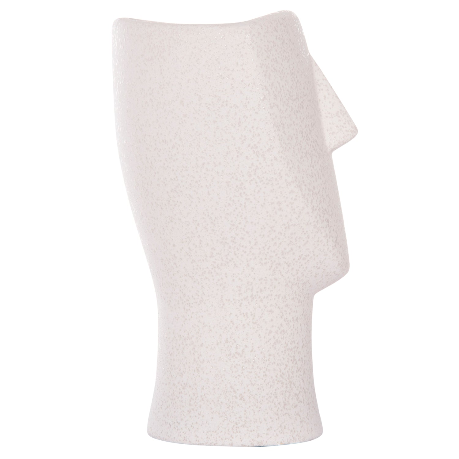CERAMIC TABLE DECOR HUMANS HM4632 OFF WHITE WITH CRYSTALLIZATION Φ13x22Hcm.