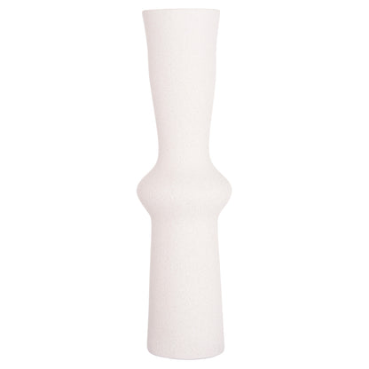CERAMIC TABLE DECOR SCEPTER HM4637.01 OFF WHITE WITH CRYSTALLIZATION Φ14x50Hcm.