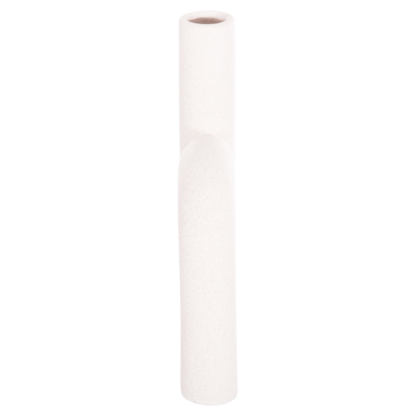 CERAMIC TABLE DECOR ARCON HM4638.01 OFF WHITE WITH CRYSTALLIZATION 25,5x6x34Hcm.