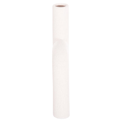 CERAMIC TABLE DECOR ARCON HM4638.01 OFF WHITE WITH CRYSTALLIZATION 25,5x6x34Hcm.