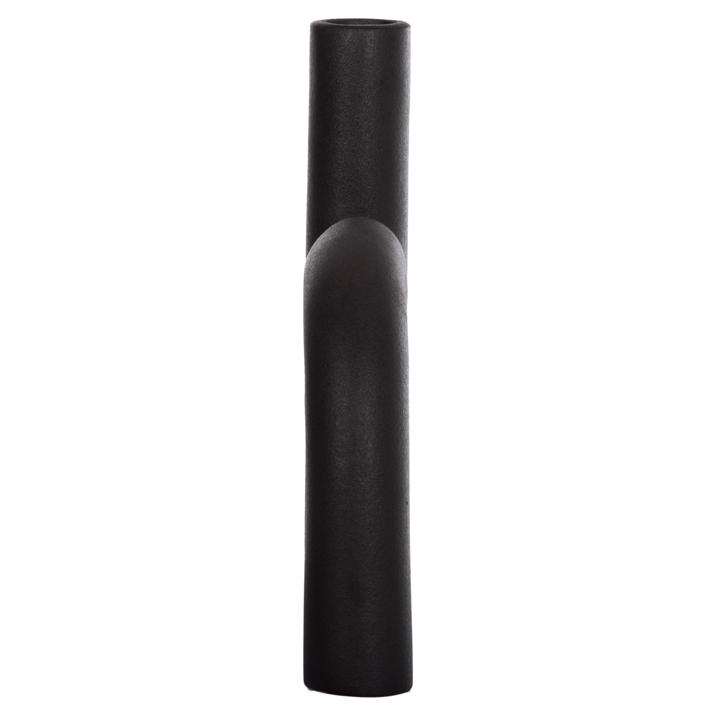 CERAMIC TABLE DECOR ARCON HM4638.02 MATTE BLACK 25,5x6x34H cm.