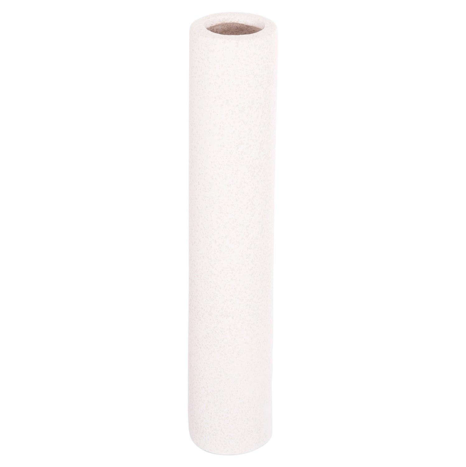 CERAMIC TABLE DECOR ARCON HM4639.01 OFF WHITE WITH CRYSTALLIZATION 23.5x5.5x29.5Hcm.