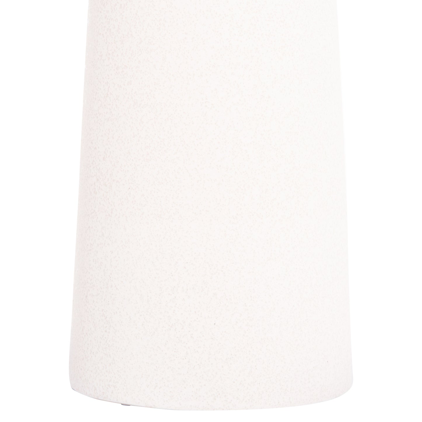 CERAMIC TABLE DECOR GALAD HM4633.01 OFF WHITE WITH CRYSTALLISATION Φ18x49Hcm.