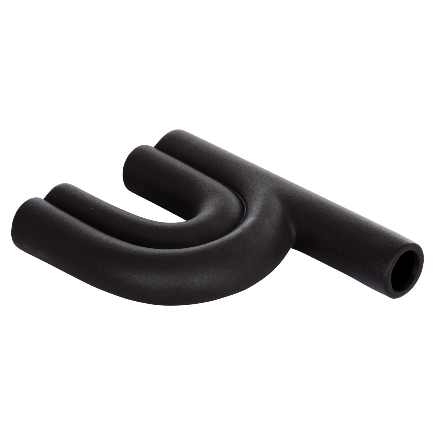 CERAMIC TABLE DECOR ARCON HM4638.02 MATTE BLACK 25,5x6x34H cm.