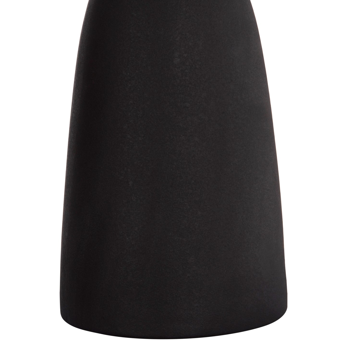 CERAMIC TABLE DECOR GALAD HM4635.02 BLACK MATTE Φ14x33.5Hcm.