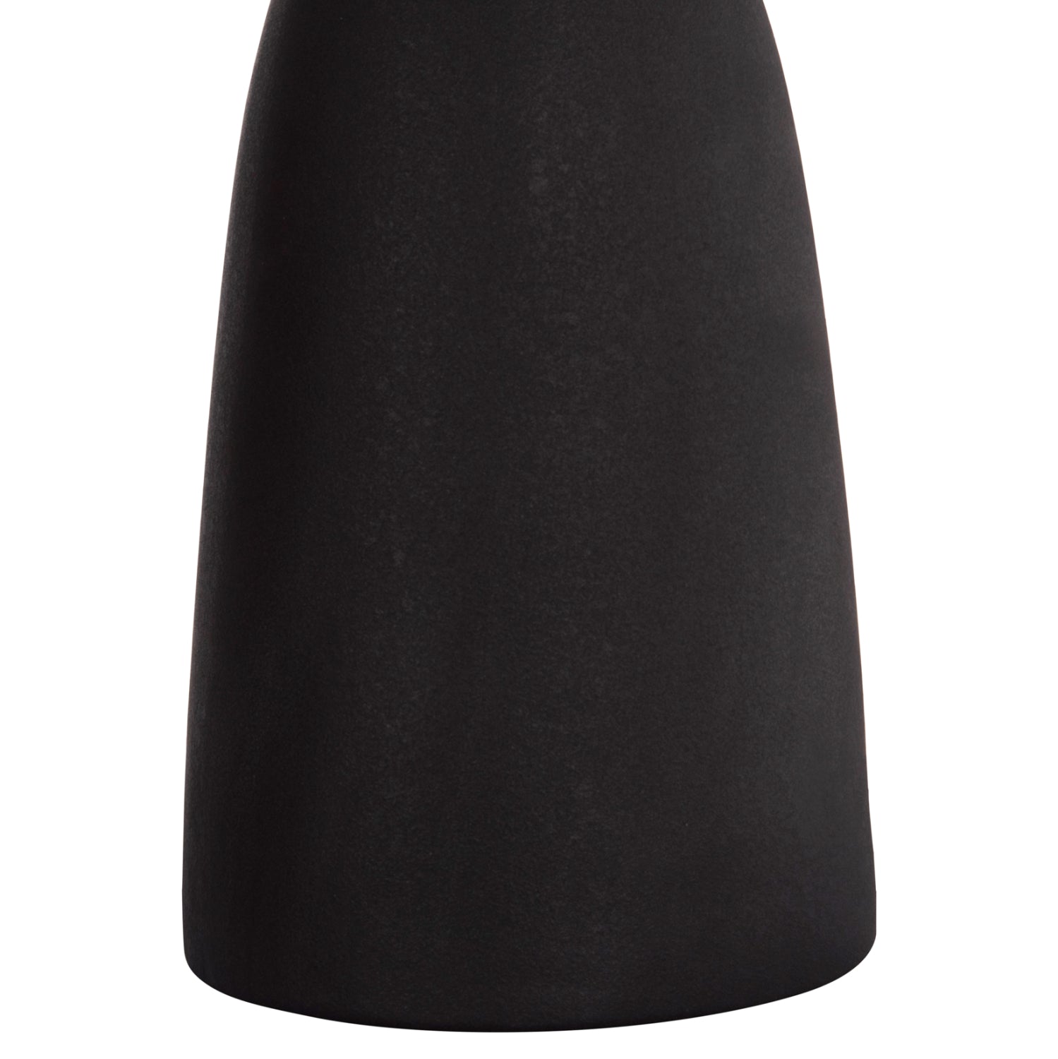 CERAMIC TABLE DECOR GALAD HM4635.02 BLACK MATTE Φ14x33.5Hcm.
