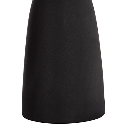 CERAMIC TABLE DECOR GALAD HM4635.02 BLACK MATTE Φ14x33.5Hcm.