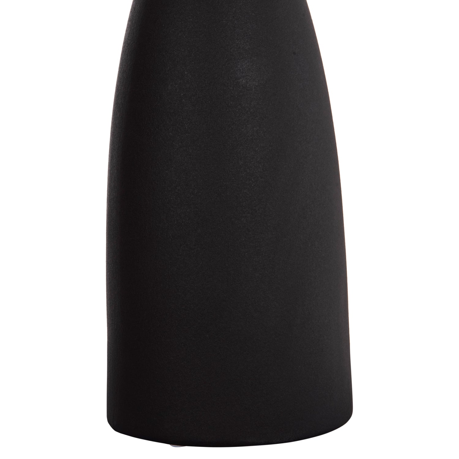 CERAMIC TABLE DECOR GALAD HM4634.02 BLACK MATTE Φ14x39H cm.