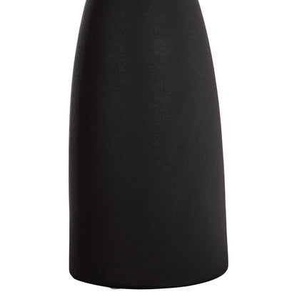 CERAMIC TABLE DECOR GALAD HM4634.02 BLACK MATTE Φ14x39H cm.