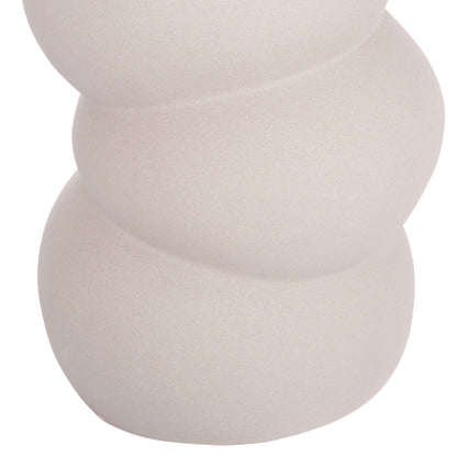 CERAMIC TABLE DECOR ROOK HM4630.03 MATTE GREY Φ12x30Hcm.