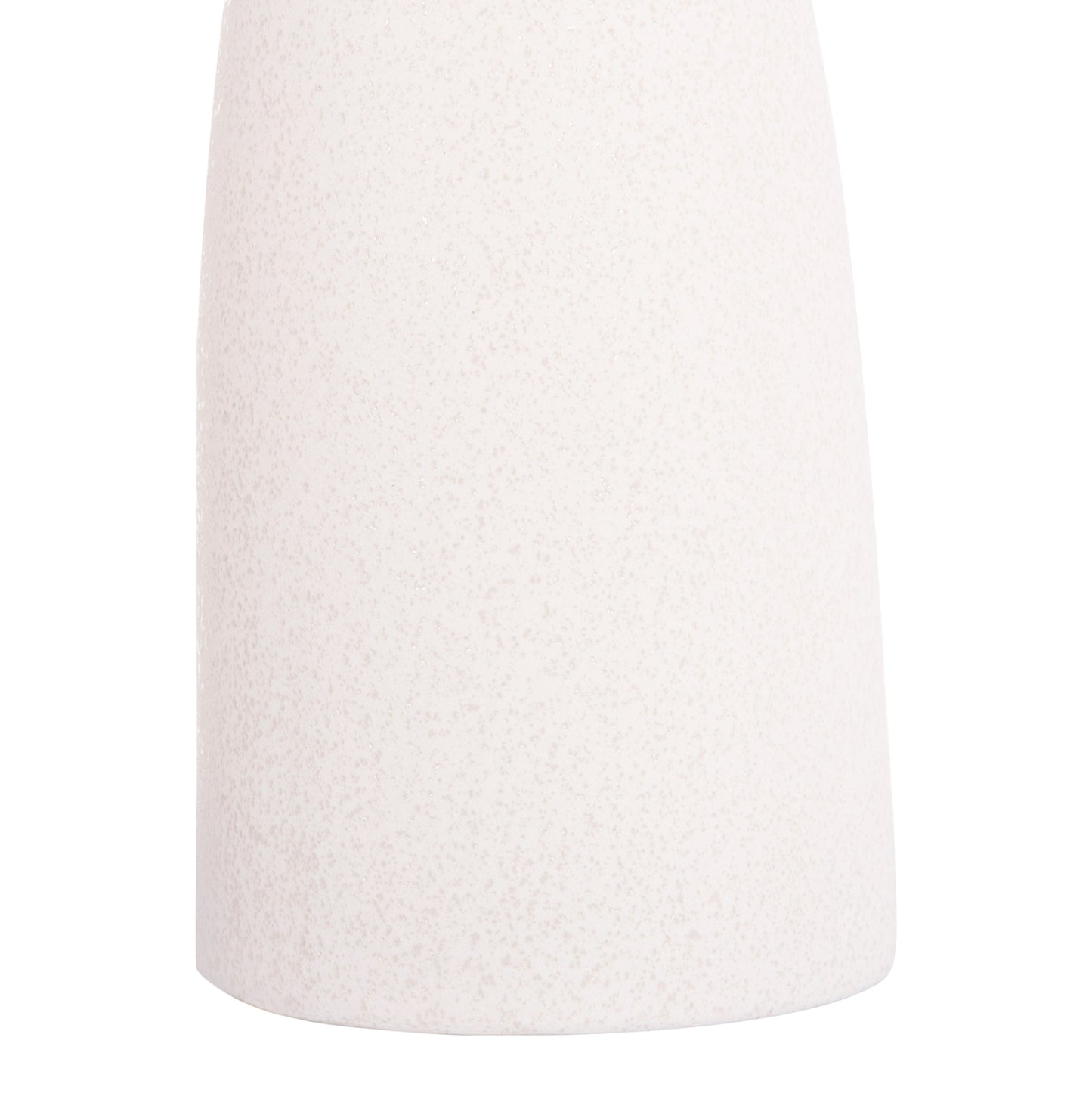 CERAMIC TABLE DECOR GALAD HM4634.01 OFF WHITE WITH CRYSTALLISATION Φ14x39H cm.