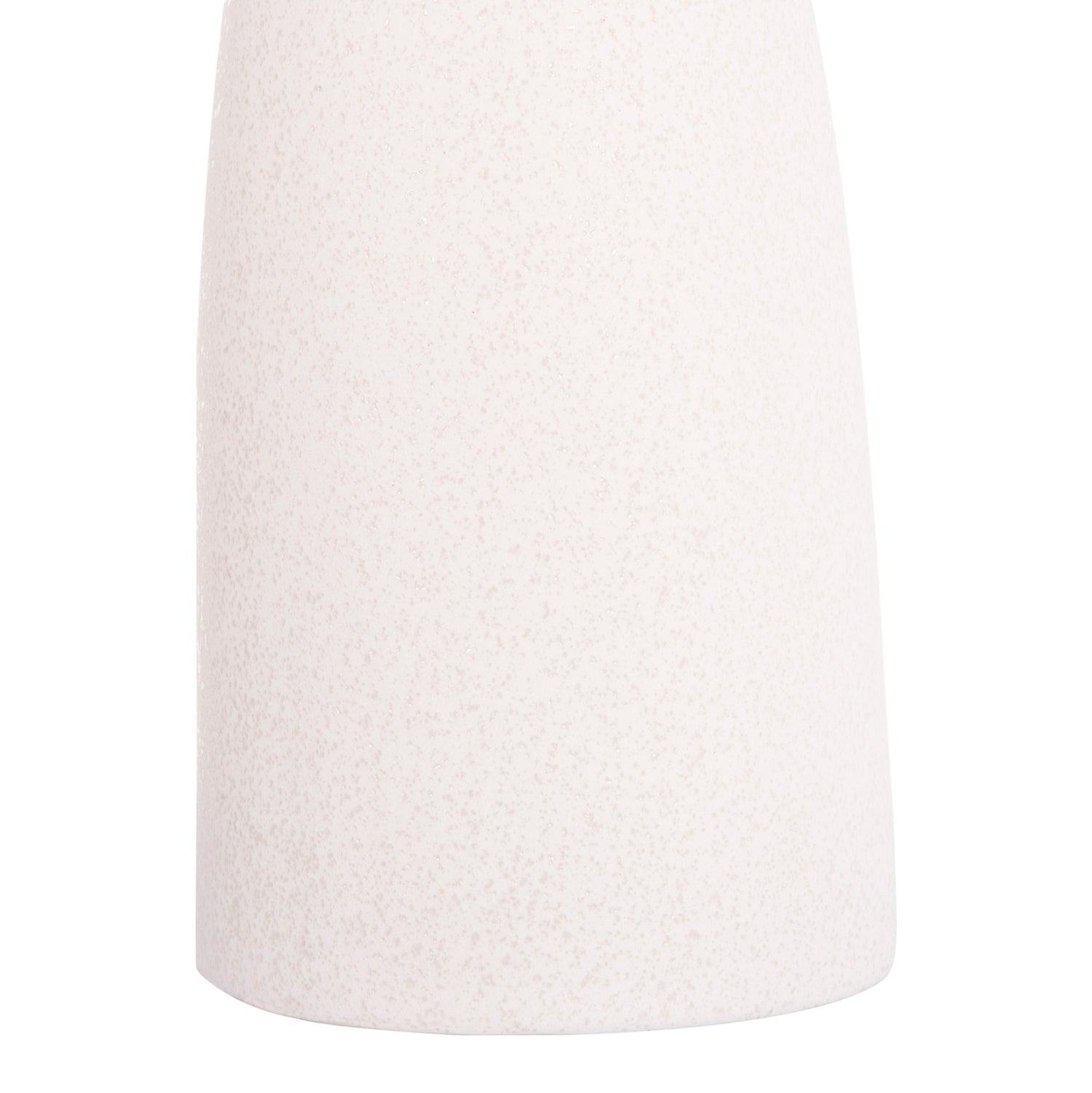 CERAMIC TABLE DECOR GALAD HM4634.01 OFF WHITE WITH CRYSTALLISATION Φ14x39H cm.
