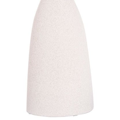 CERAMIC TABLE DECOR GALAD HM4635.01 OFF WHITE WITH CRYSTALLISATION Φ14x33,5H cm.