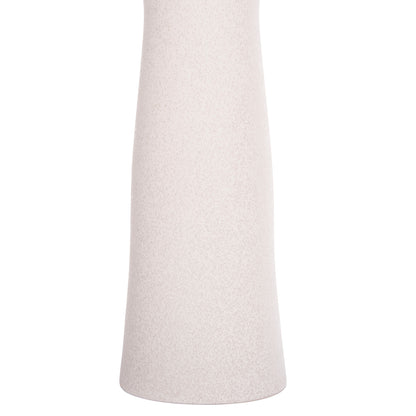 CERAMIC TABLE DECOR SCEPTER HM4636.01 OFF WHITE WITH CRYSTALLIZATION Φ18x49Hcm.