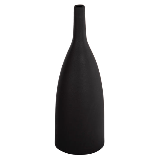 CERAMIC TABLE DECOR GALAD HM4634.02 BLACK MATTE Φ14x39H cm.