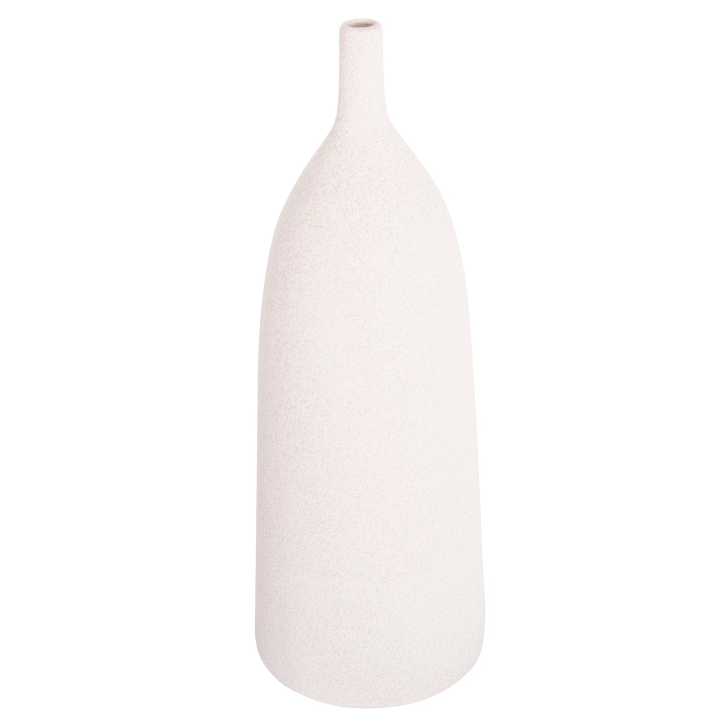 CERAMIC TABLE DECOR GALAD HM4633.01 OFF WHITE WITH CRYSTALLISATION Φ18x49Hcm.