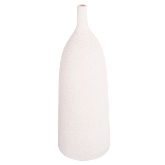 CERAMIC TABLE DECOR GALAD HM4633.01 OFF WHITE WITH CRYSTALLISATION Φ18x49Hcm.