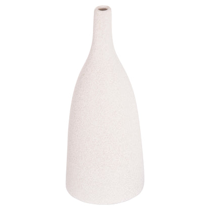 CERAMIC TABLE DECOR GALAD HM4635.01 OFF WHITE WITH CRYSTALLISATION Φ14x33,5H cm.