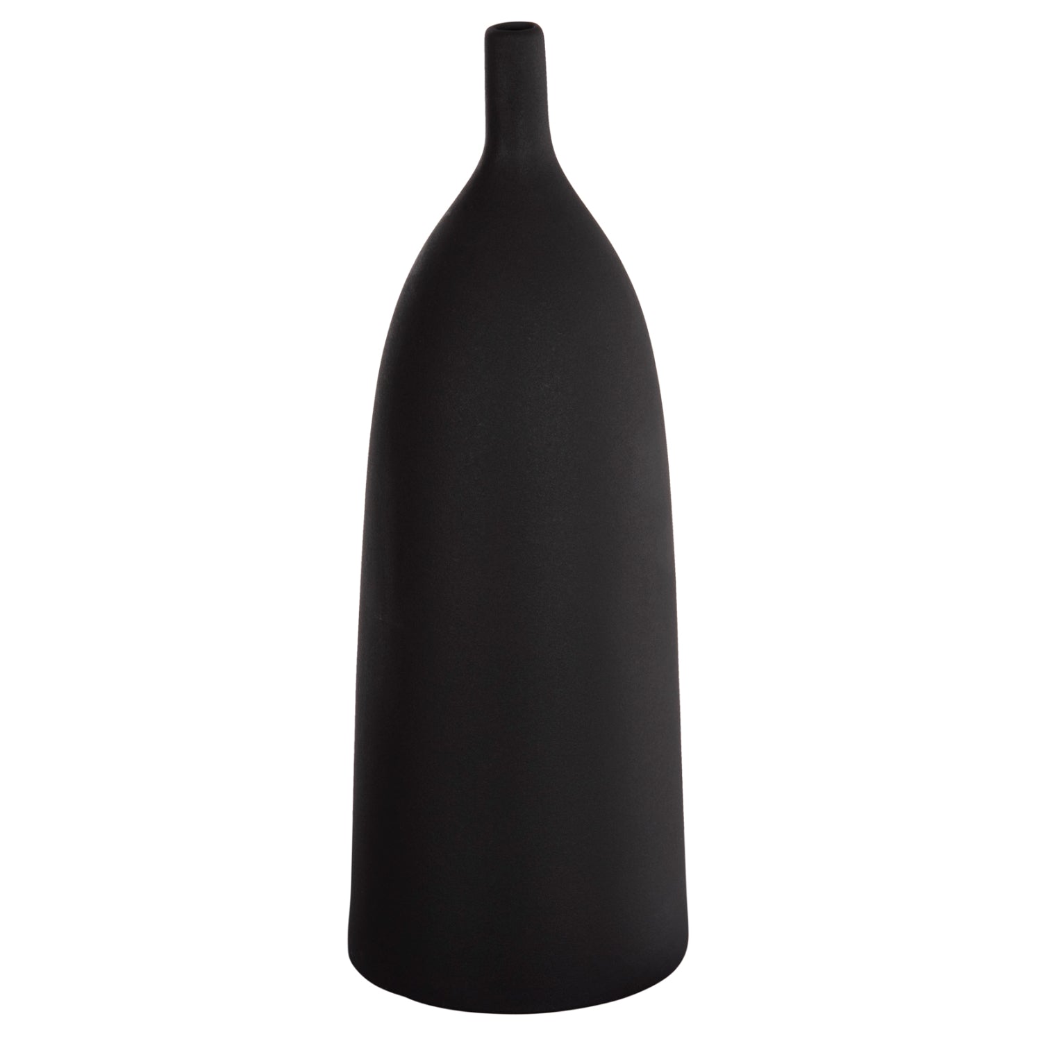 CERAMIC TABLE DECOR GALAD HM4633.02 BLACK MATTE Φ18x49H cm.