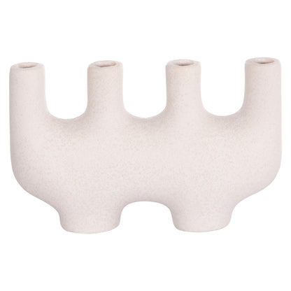 CERAMIC TABLE DECOR MANI HM4641.01 OFF WHITE WITH CRYSTALLISATION 21x6x13Hcm.