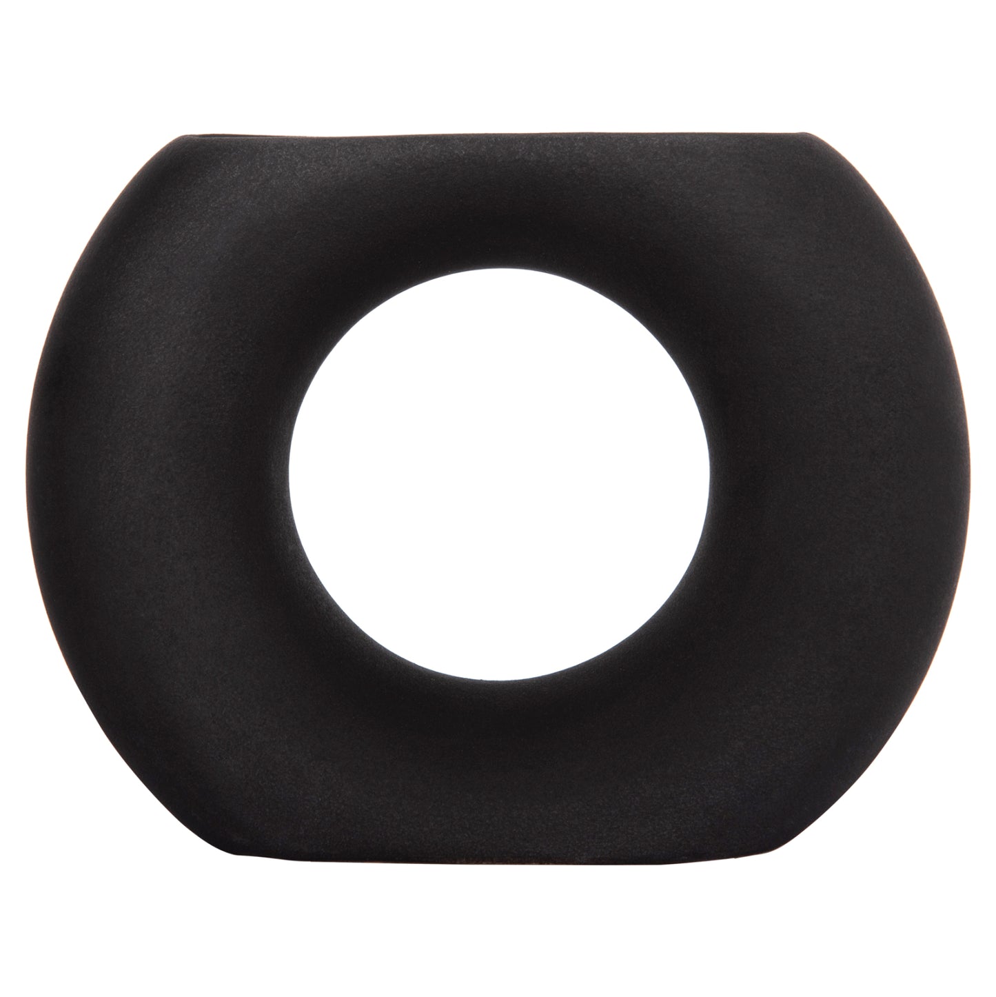 CERAMIC TABLE DECOR ELLIPTO HM4646.02 MATTE BLACK 18x6.5x14Hcm.