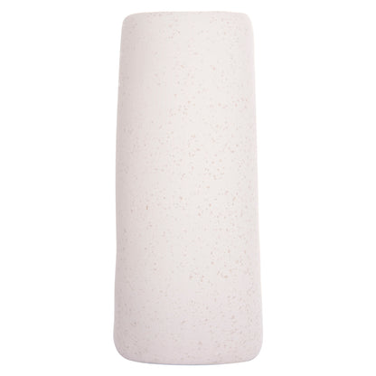 CERAMIC TABLE DECOR ELLIPTO HM4646.01 OFF WHITE WITH CRYSTALLIZATION 18x6.5x14Hcm.