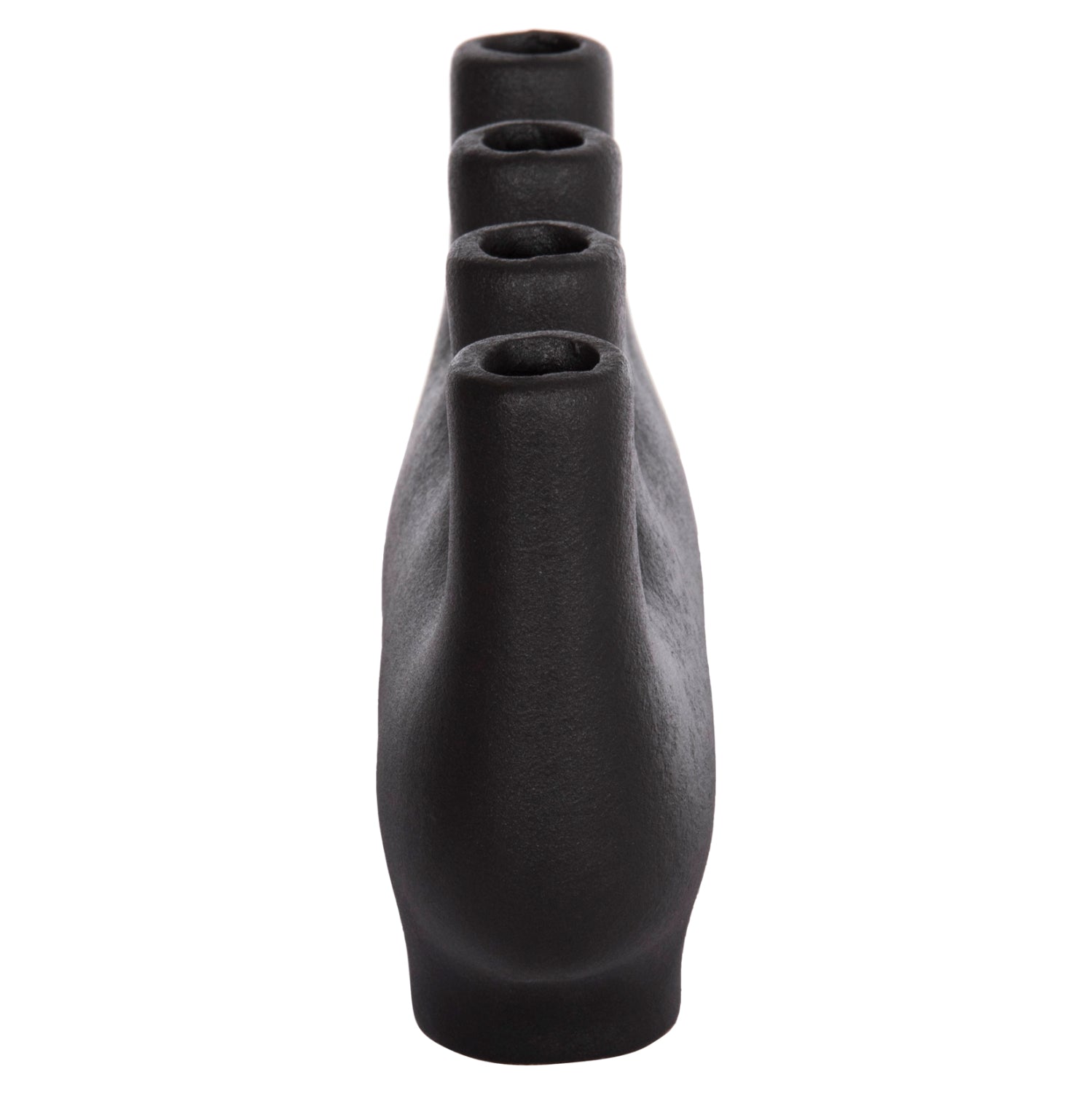 CERAMIC TABLE DECOR MANI HM4641.02 MATTE BLACK 21x6x13Hcm.